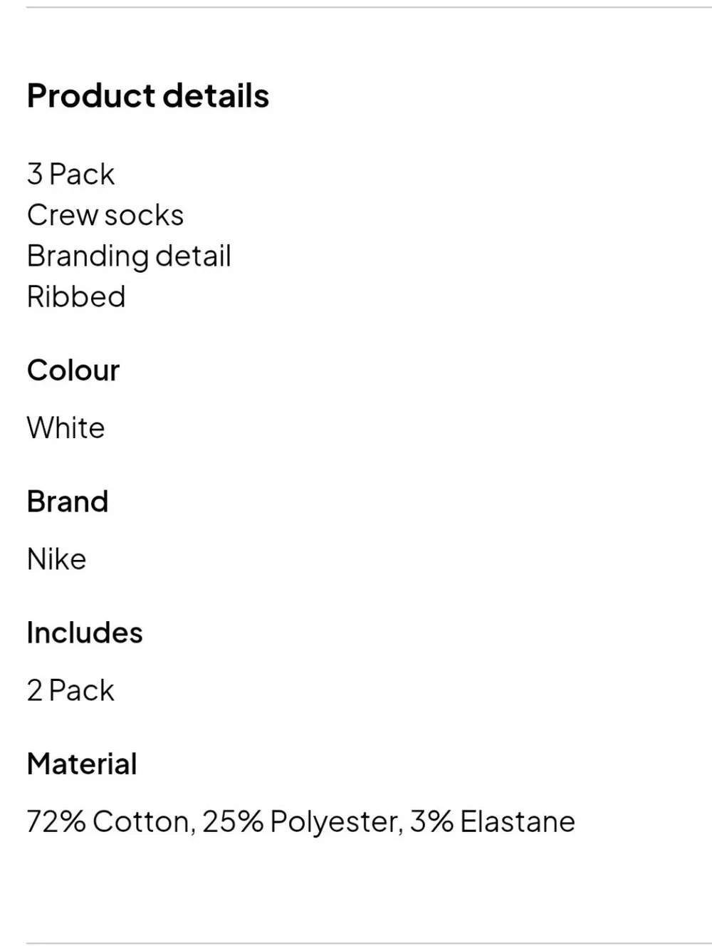 Nike comfortable crew